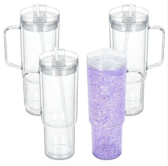 40oz Acrylic Tumbler with Handle