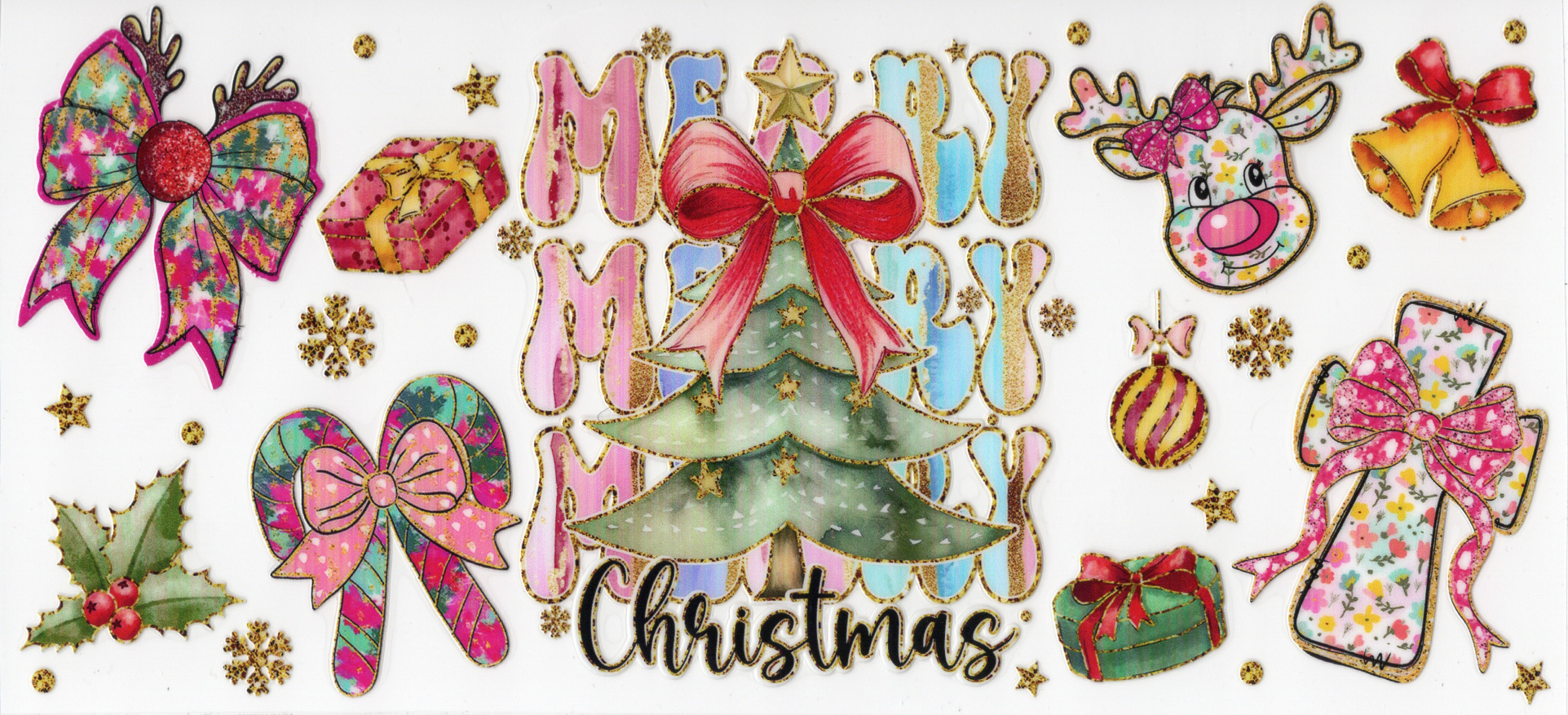 #62 - Christmas - UVDTF Wrap