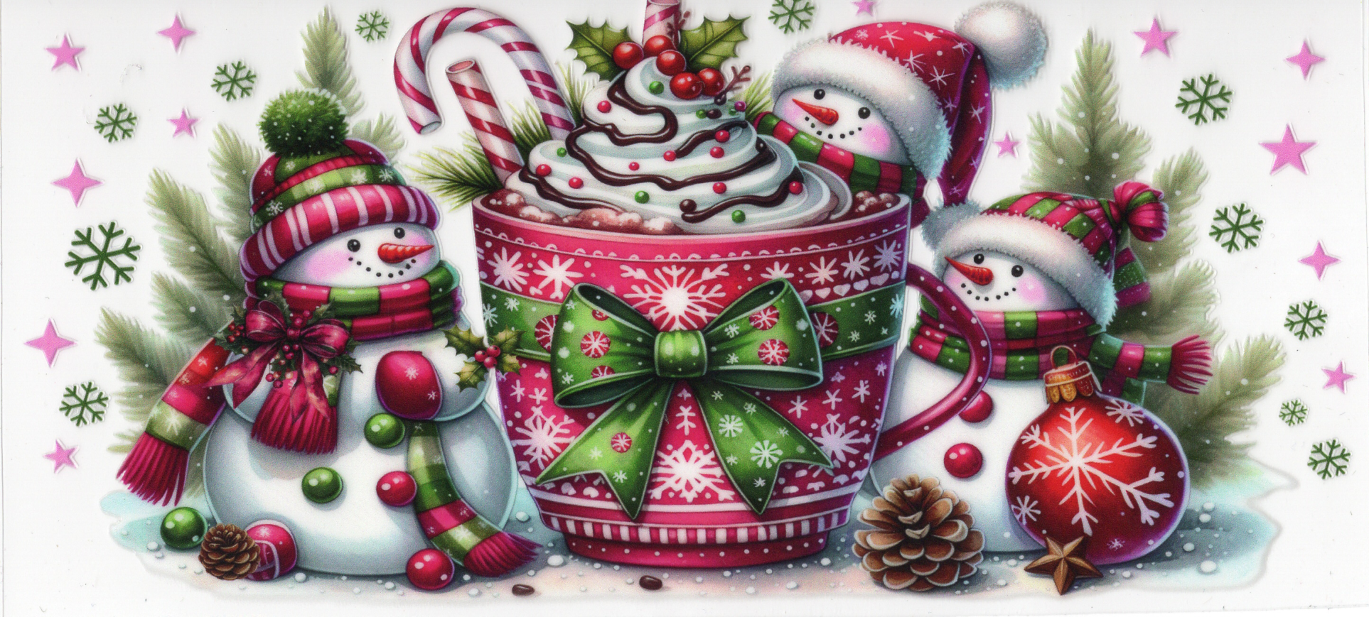 #58 - Christmas - UVDTF Wrap